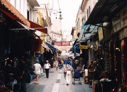 Monastiraki flea market, Athens.