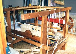 Crete. Craft. Weaving. Loom.
